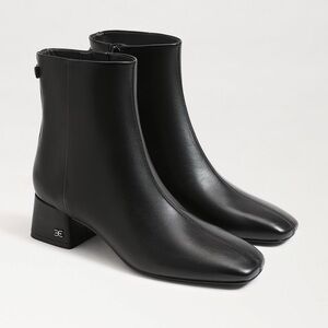 NEW Sam Edelman Black Leather Paige Boots